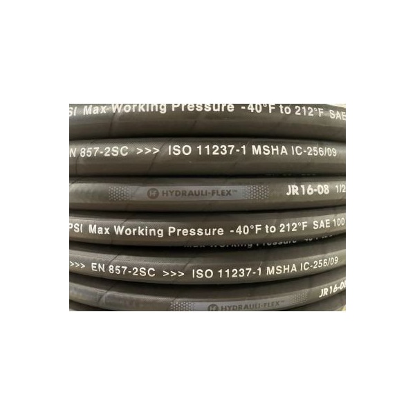 Hydrauli-Flex 1/2" SAE 100-R16 SN 2-WIRE MSHA HYDRAULIC HOSE 328' COIL JR16-08-COIL - main